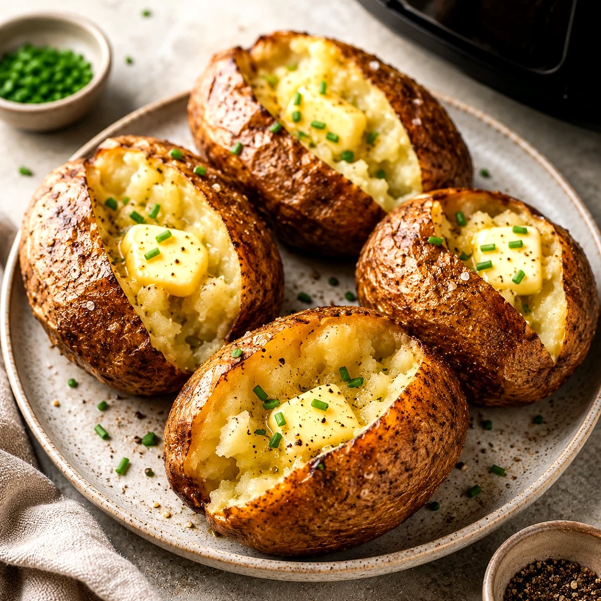 Air Fryer Baked Potatoes