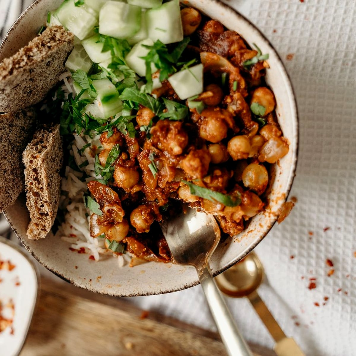 Air Fryer Masala Chickpeas (Vegan, Gluten-Free)