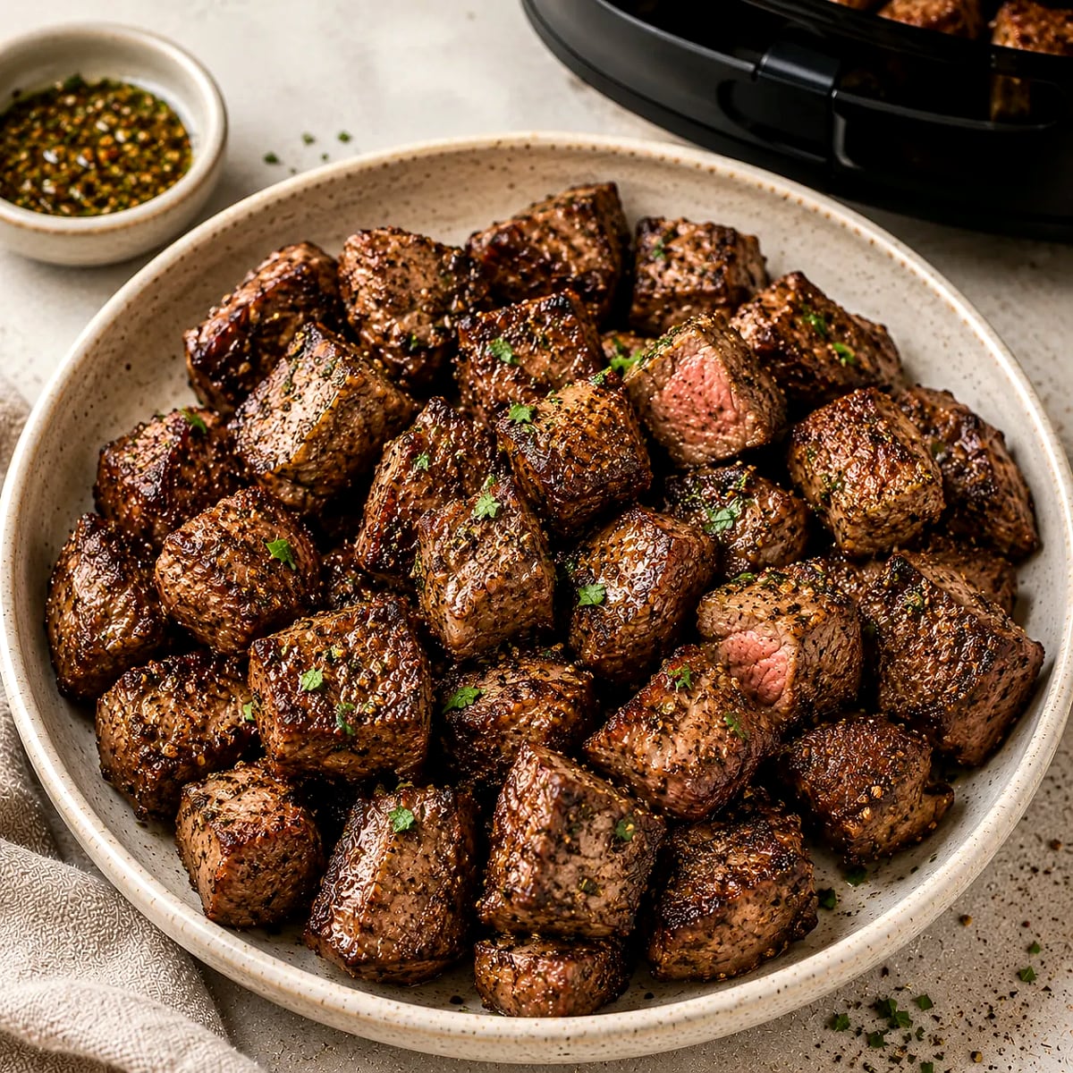 Air Fryer Steak Bites (Gluten-Free)