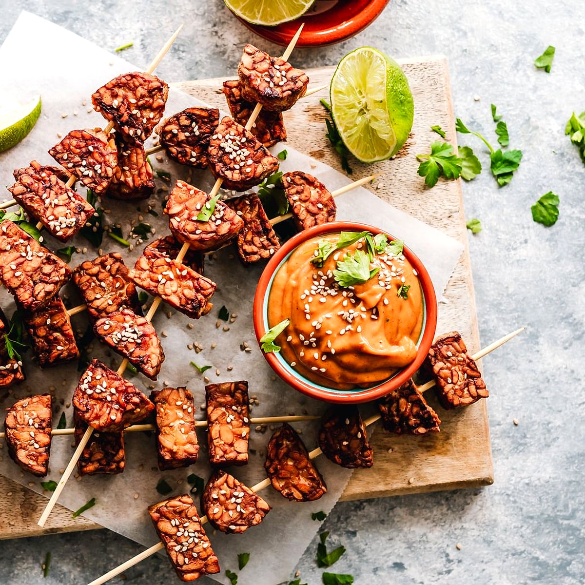 Air Fryer Tofu Satay